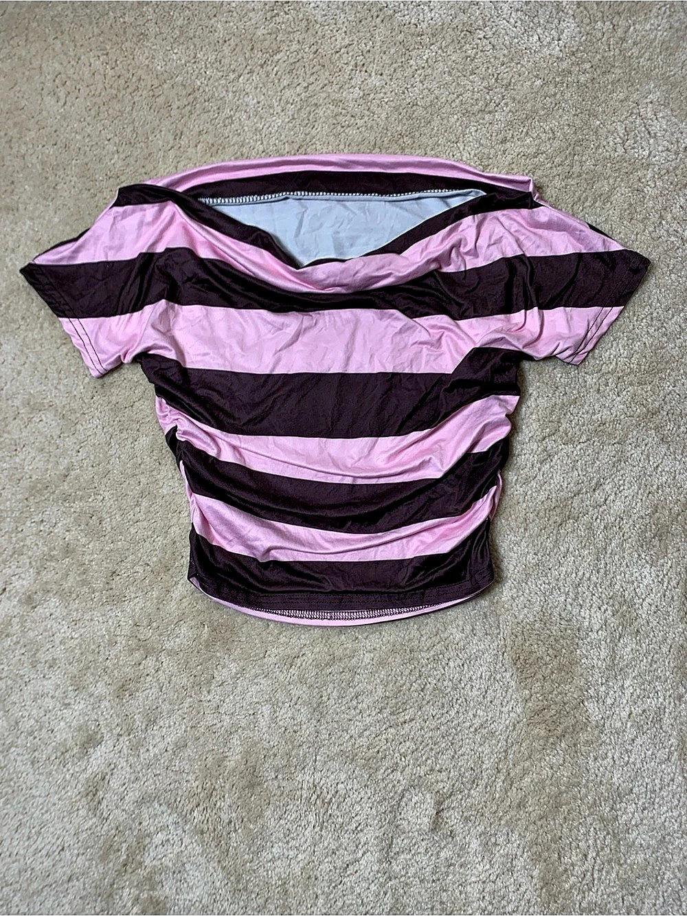 Striped Short Sleeve Top